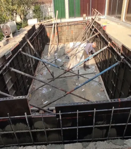 آرماتور و پایپینگ استخر
