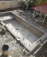 بتن ریزی استخر